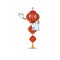 Lampion chinese lantern Character on A stylized Waiter look
