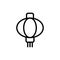 Lampion icon vector design templates