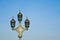 Lamppost on Westminster Bridge, London