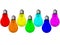 Lamps rainbow