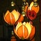 Lamps in the Shape of Lotus Flowers