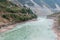 Lancang River. a famous Tibetan village of Diqing, Yunnan, China.