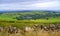 Lancashire view from the west Pennine moors.