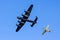 Lancaster Bomber and Hawker Hurricane