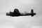 Lancaster bomber , ww2 4 Engine heavy bombers flying in formation