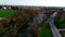 Lancaster Stream in Amish Countryside as seen by Drone