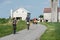 LANCASTER, USA - JUNE 25 2016 - Amish people in Pennsylvania