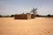 Land construction in a African village