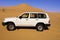 Land Cruiser in the desert.