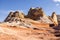 Land formations at White Pocket in the Vermillion Cliffs National Monument