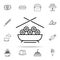 land icon. Food and drink icons universal set for web and mobile