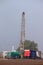 Land oil drilling rig