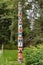 Land Otter Totem Pole at Totem Bight State Historical Park, Ketchikan, Alaska.