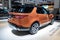 Land Rover Discovery SUV car showcased at the Brussels Expo Autosalon motor show. Belgium - January 19, 2017