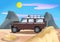 Land rover illustration