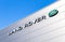 Land Rover vehicles dealership signboard