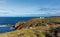 Land`s End England UK view towards Cape Cornwall and Sennen Cove