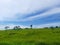 Land and sky, green and blue, beautifull day