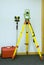 Land surveying and prism