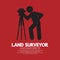 Land Surveyor Black Graphic Symbol