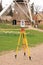 Land surveyor total station windmill