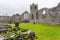 Landascapes of Ireland.  Cong abbey in Galway county