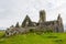 Landascapes of Ireland.  Ruins of Friary of Ross in Galway county