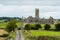 Landascapes of Ireland.  Ruins of Friary of Ross in Galway county