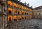 Landhaus courtyard at sunset. Graz, Austria