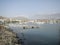 Landing stage in African port town of Mindelo