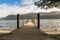 Landing stage at Derwentwater, in the English Lake District