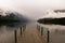 Landing stage at fogy lake