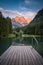 Landing stage, lake PlanÅ¡arsko jezero, Zgornje Jezersko, Kamnik-Savinja Alps