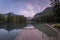 Landing stage, lake PlanÅ¡arsko jezero, Zgornje Jezersko, Kamnik-Savinja Alps