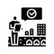 landlord property estate home glyph icon vector illustration