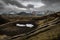 Landmannalaugar in cloudy day ,Iceland Summer.