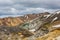 Landmannalaugar colorful mountains landscape view