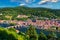 Landmark and beautiful Heidelberg town with Neckar river, Germany. Heidelberg town with the famous Karl Theodor old bridge and