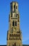 The landmark Belfry of Bruges, Belgium