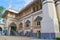 The landmark building of the Sultan Mosque in Muscat Street at Kampong Glam in Singapore in landscape