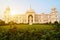 Landmark building Victoria Memorial in India