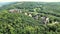 Landmark Helftyn Castle overlooking the hills Located in Czech republic