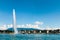 The landmark Jet d\'Eau of Geneva, Switzerland