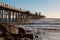 Landmark Oceanside Waterfront Fishing Pier at Dusk