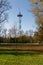 Landmark parachuting tower in Park Kosciuszki