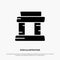 Landmark, Paris, Tower solid Glyph Icon vector