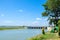 Landmark of Pasak Jolasid Dam in Lopburi, Thailand.