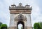 Landmark and Popular attraction of Laos - Patuxay arch monument in the Thanon Lanxing area of Vientiane