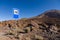 Landmark road sign near Pico Viejo volcano