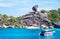 Landmark Sailing Rock and Viewpoint on the Eight Islands, Similan Islands